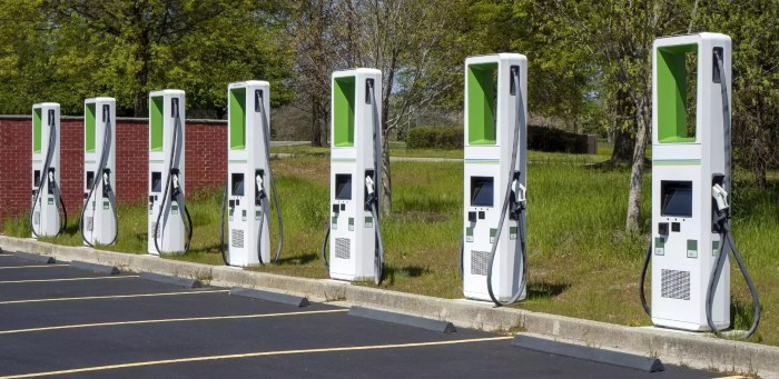 EV charging station network