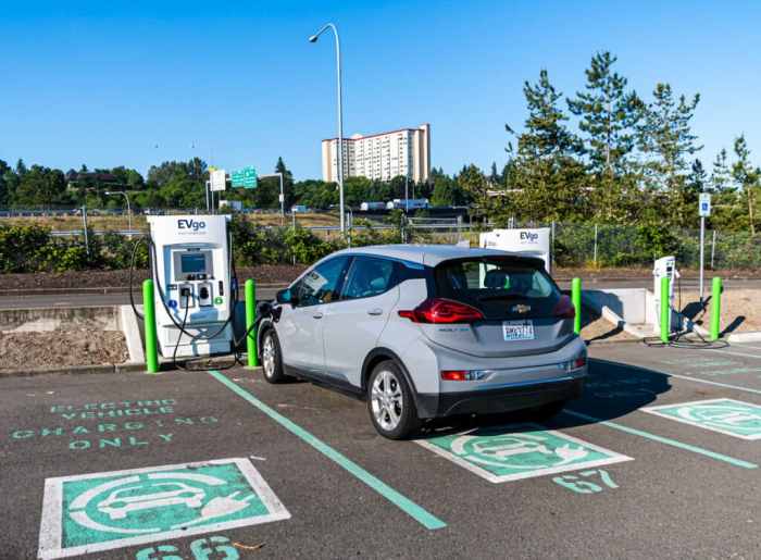 EV charging station network