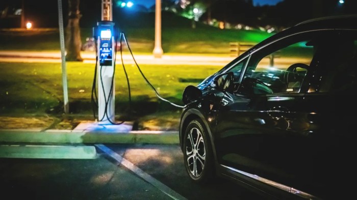 EV charging station network